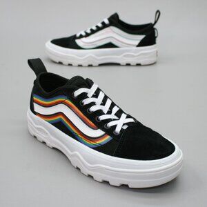 Vans Ladies 7.5 /men's 6 Wafflecup Pride Old Skool Rainbow Tennis Shoes Sneakers